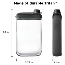 Houdini Leak-Free Discreet Flask, Black 7.25 ounces