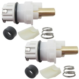 GRABOTE RP25513 Faucet Stem Replacement for Delta Two Handle Faucet Repair Kit W/ RP24096 Cartridge RP4993 Seat and Spring RP24097 Turn stop1/4-2 Pack