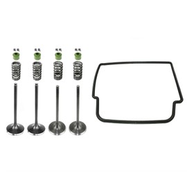 Zieichy Cylinder Intake Exhaust Valve Gasket Kit Compatible with Honda CRF450R 2002-2006, Replace Part #:14711-MEB-670,14721-MEB-670