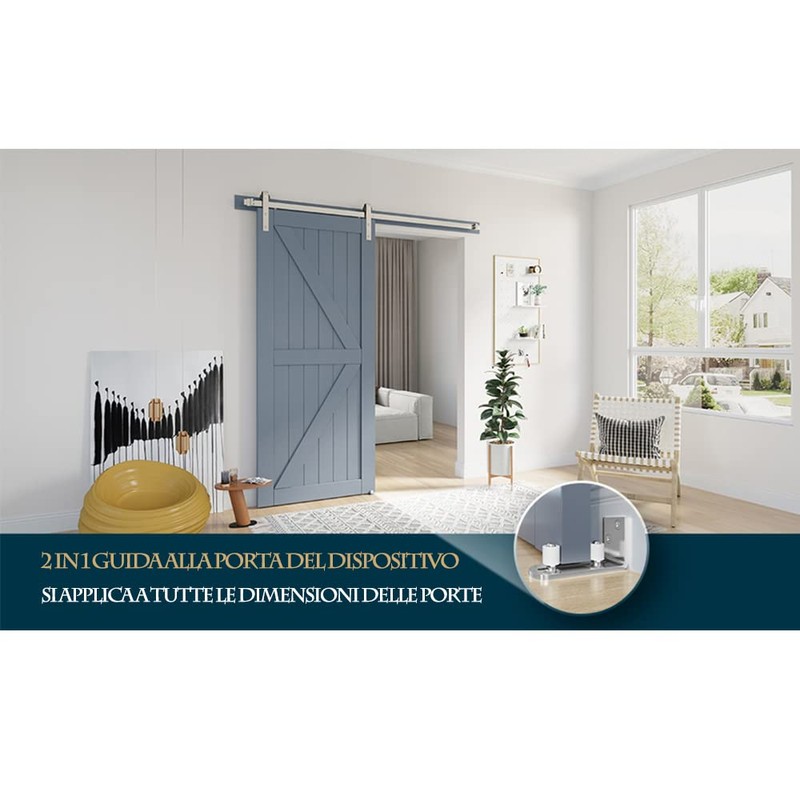 Niciksty Floor Guide Sliding Door Adjustable Floor Roller Guide with