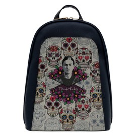DOGO Vegane Tidy Bag Rememembrance OF Frida Kahlo Women's Rucksack, multicoloured