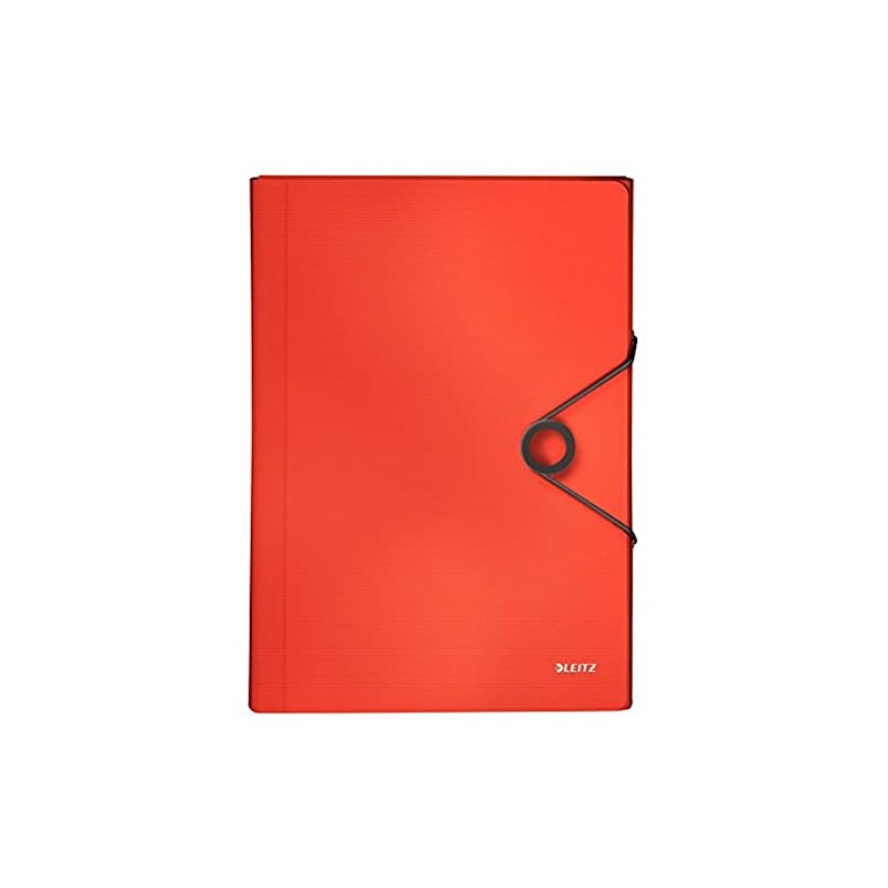 Leitz Solid Project File Polypropylene A4 light red