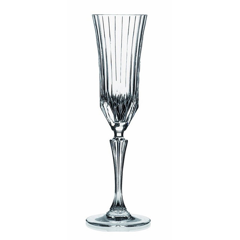 RCR Crystal Adagio Collection Champagne Flutes Glass Set