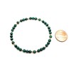 Natural 4.0~4.5mm Round Gemstone Stretch Bracelet with 14k Gold-Filled Beads