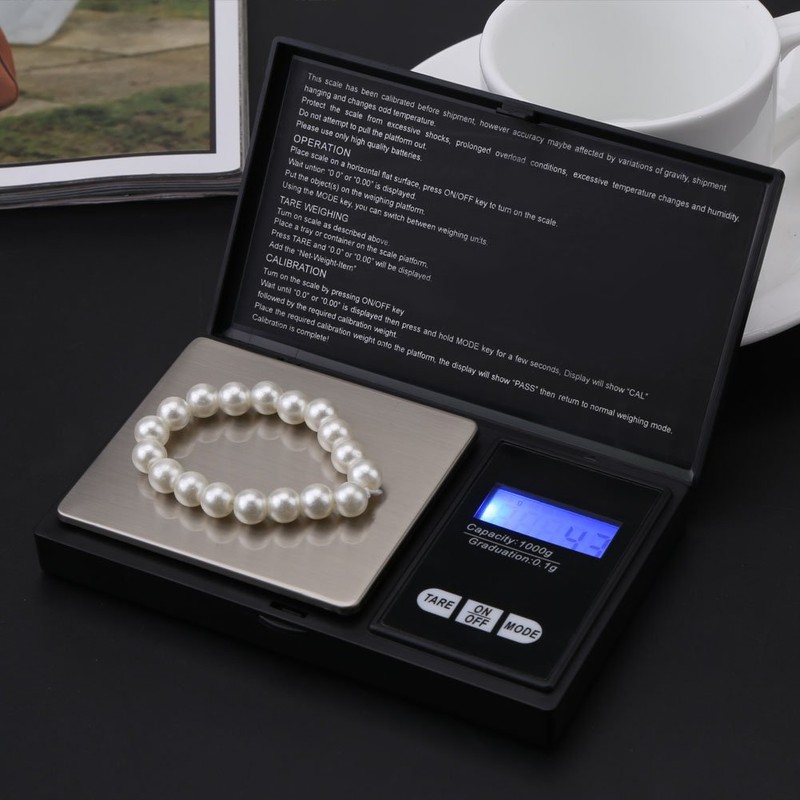 Aramox Mini Jewelry Scale High Precision Scale Electronic Scale LED