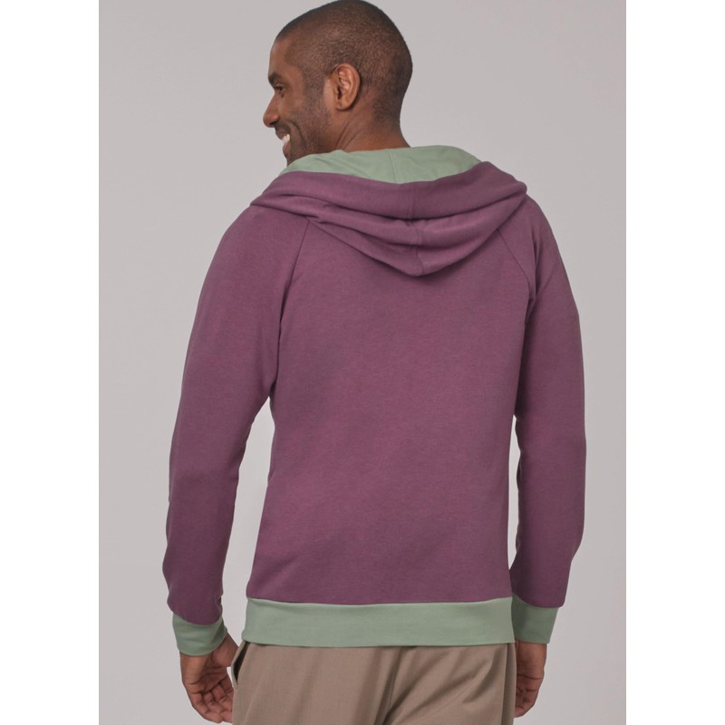 New Look UN6806A Unisex Fitted Hoodies Sewing Pattern Packet, Design