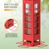Squirrel Proof Bird Feeder, 3LB Large Capacity Metal Cage Feeder