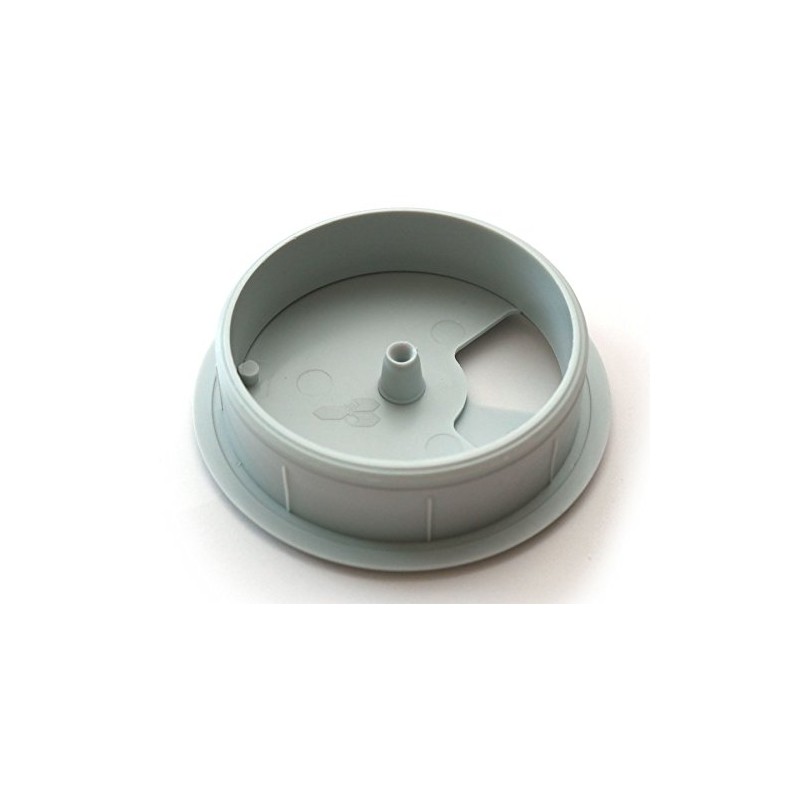 60mm Grey PC Computer Desk Plastic Grommet Table Cable Tidy