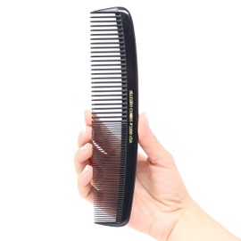 Allegro Combs Peines de peluquería extra grandes, 1000 peines de peluquería, multiusos, dientes anchos y finos, fabricados en los Estados Unidos (negro)