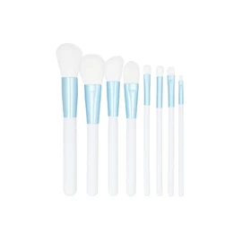 T4B MIMO 9-Piece Makeup Brush Set, White