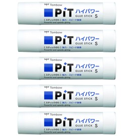 トンボ鉛筆 スティックのり ピットハイパワー S 5個 HCA-511