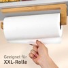 Kitchen Roll Holder without Drilling Made of FSC® Bamboo Wood