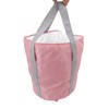 Foldable Foot Tub Polyester Double Layer Collapsible Camping Bucket with