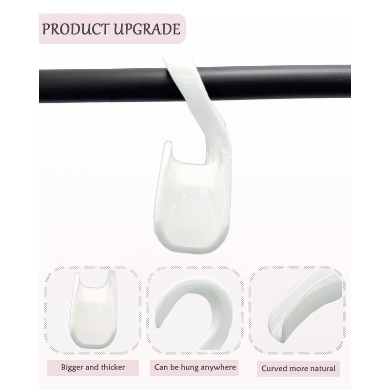 SEEBRIDER Bag Hanger for Closet, Purse Holder White Backpack Hanger