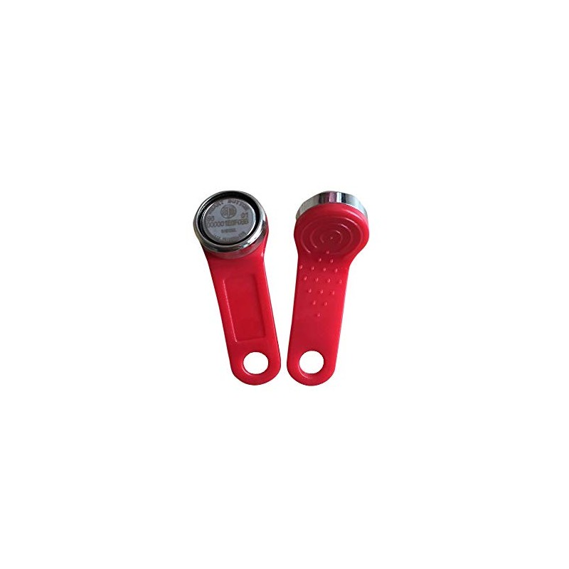 YARONGTECH TM1990 DS1990A-F5 Dallas ibutton with metal ring red color