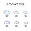 Pack of 152 M6 M8 M10 Washers Set: 76 Pieces