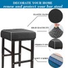 LIULIWEIFA Bar Stool Covers Rectangle Set of 4/2/1 Saddle Bar