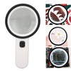 Handheld Magnifying Glass 30x Double Layer Optical Glass Lens Magnifier