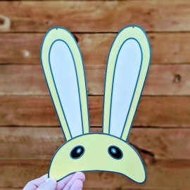 Bunny Hood: Legend of Zelda Majora's Mask, 3D printed glow in the dark