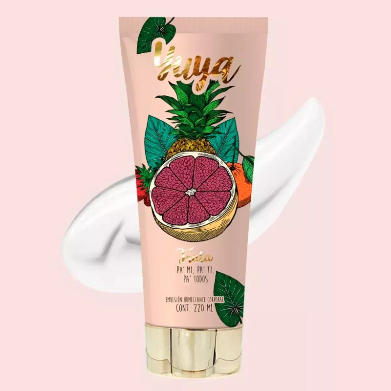 Yuya Crema Corporal Yuya 220ml Fruta Emulsión Humectante