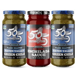 505 Southwestern Variety Pack of 3 (2 Roasted Green Chile & 1 Red Enchilada Sauce)