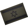 1Pc Green Israel Flag Reflective Patch Tactical Israeli IL Military