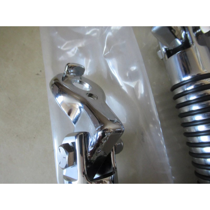 PYTHON 2 SETS PER BID PYTHON MOTORCYCLE CHROME O-RING FOOTPEGS