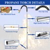 Greeily Weed Torches for Outside, 34" Propane Torch Weed Burner