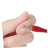 Gatuida 10pcs Cuticle Pusher and Trimmer Red Nail Art Tools
