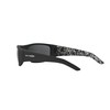 Arnette Men's AN4182 Hot Shot Wrap Sunglasses, Fuzzy Black/Grey, 62