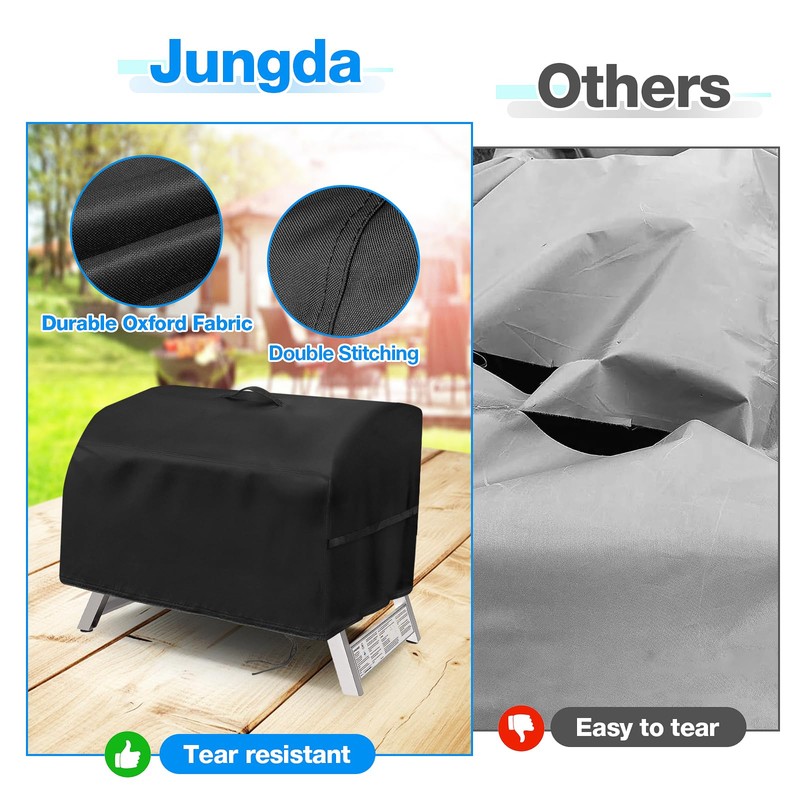 Jungda Portable Grill Cover for Megamaster 2-Burner Propane Outdoor Tabletop