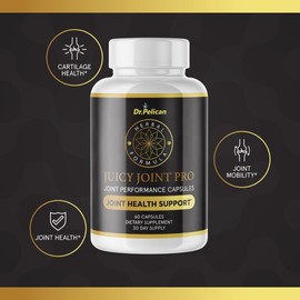 about the condition Juicy Joint Pro- Joint Health Support- 3 Bottles- 180 Capsules
