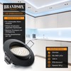 Brandson - 3x LED Deckenspot dimmbar Einbaustrahler schwenkbar - Ultra