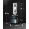 Marsauto 9005 Bulb, [Upgraded & Brightest] 24000LM HB3 Fog light,