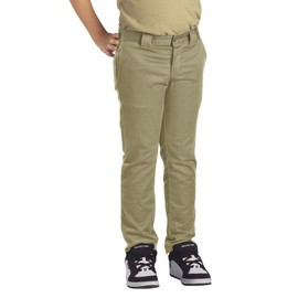 Dickies Kids Boys 8-20 Skinny Straight Pant, Khaki, 16
