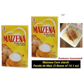 Maizena (2 BOX/14.1oz.) MAIZENA CORN STARCH FECULA DE MAIZ