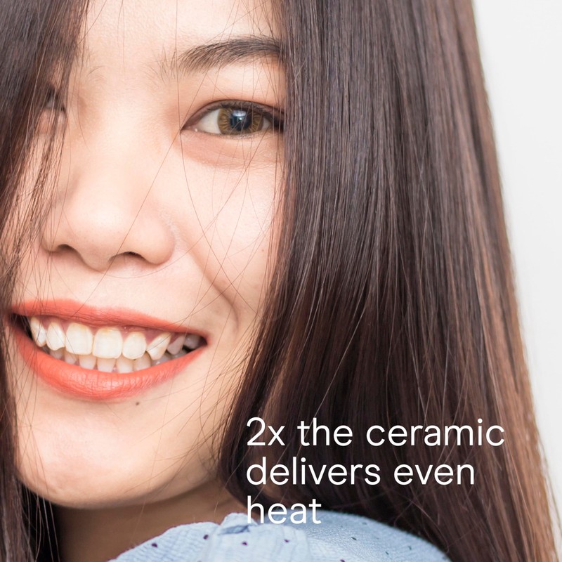 Conair Double Ceramic Flat Iron, 1½-inch Flat Iron, 5 Heat