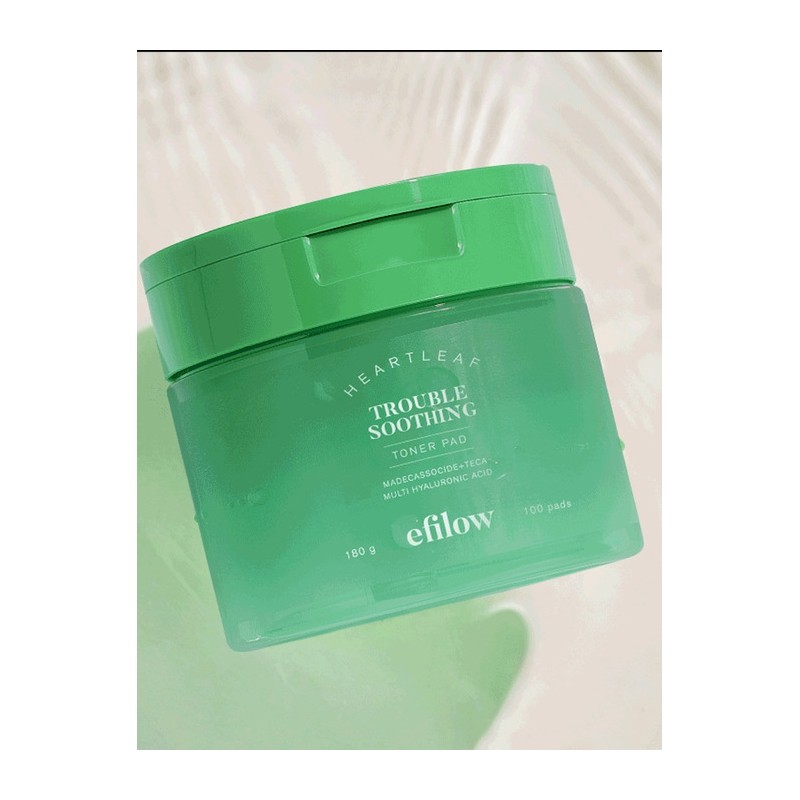 Houttuynia Cordata Hyalusica Trouble Calming Skin Toner Pads 100 sheets