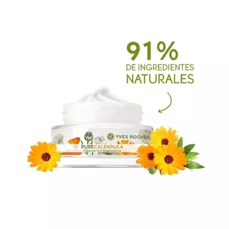 Yves Rocher PURE CALENDULA Regenerating Cream Day&Night 50ml For All