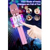 BONAOK Wireless Karaoke Microphone for Kids,Portable Bluetooth Karaoke Machine Mic