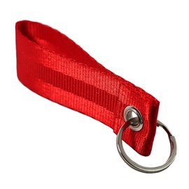 VmG-Store Key Chain Lanyard 9 x 2.5 cm for Car Key Motorcycle Key Ring Motorsport Sports Strap Tuning Accessories Durable S146, red, 9x2,5cm