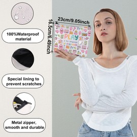 WZMPA Speech Language Pathologist Makeup Bag Speech Therapist Gift Play Is The Language Of Childhood Zipper Pouch Bag For Speech Teacher, Play Childhood F, Fit