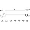 BGS 1229-24 | Combination Spanner | extra long | 24