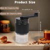 Manual Coffee Grinder - 95 Ceramic Burr, Adjustable Coarse to