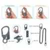 [Ahiller] Sturdy Wallet Chain, [Double Locking Carabiner, Stainless Steel Chain],