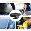 12V Car Heater, 200W Portable Windshield Defroster with Heating/Cooling Fan