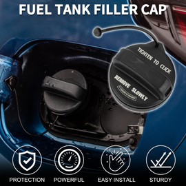 TUCKBOLD Fits Honda Gas Fuel Cap 17-670T3WA01 Fuel Filler Cap Black White For Odyssey 2011-2017
