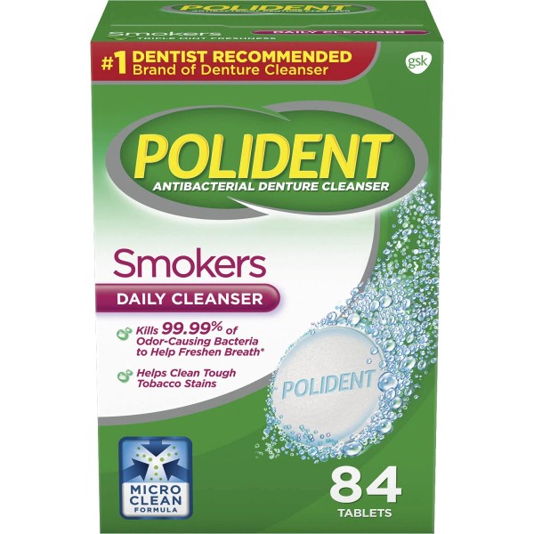 Does not apply Smokers Denture Cleanser Tablets - 84 Count