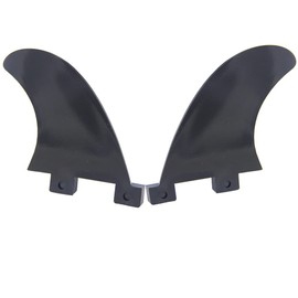 UP100 Surfboard Fins Quad (4 Fins) for FCS Surfing Board SUP Surfing Fin Black