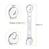 sourcing map Thin Combination Wrench Metric 5mm 6-Point Ended Box